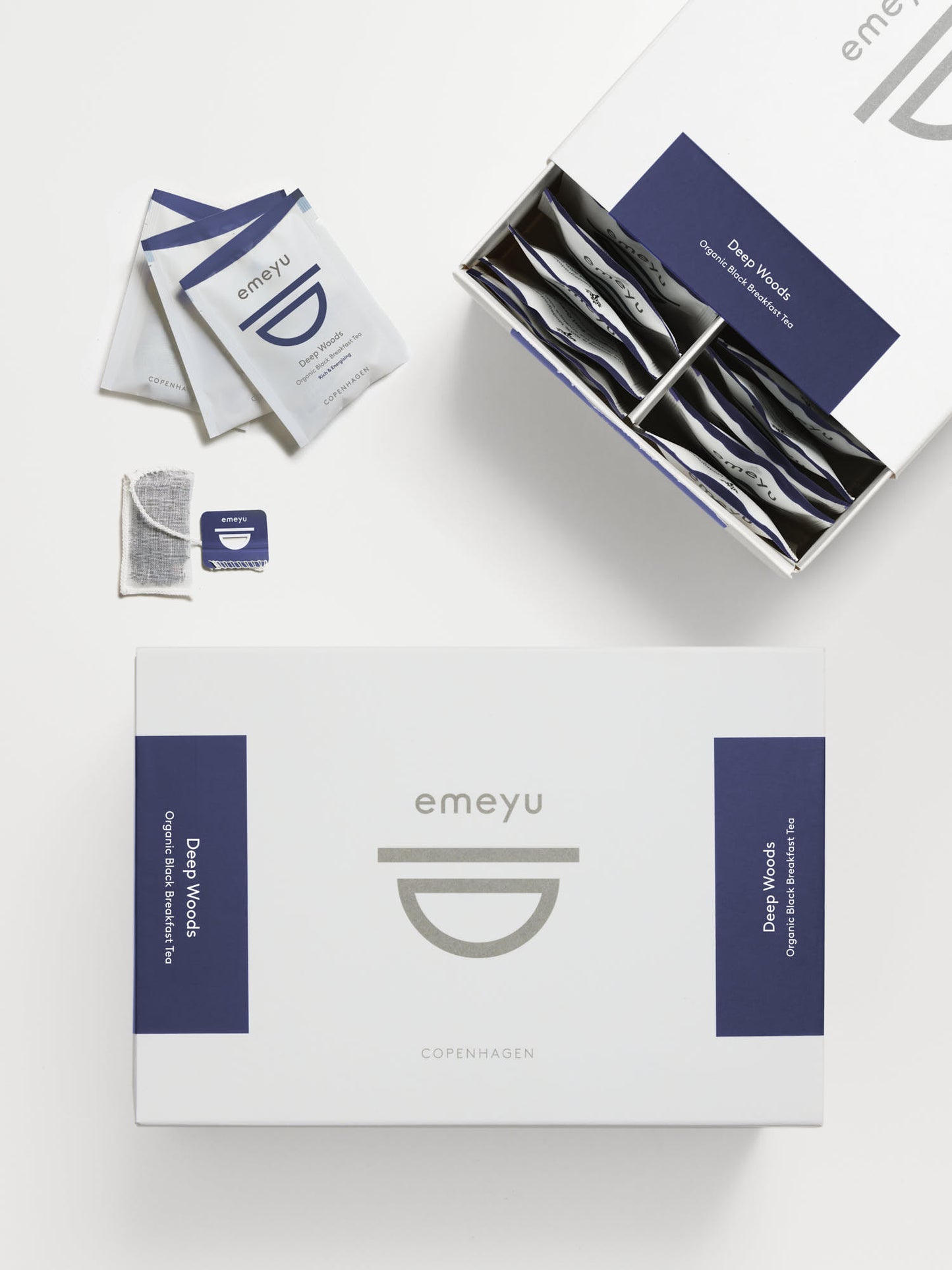 Emeyu Organic Black Tea Tebreve a 50 stk. - Deep Woods