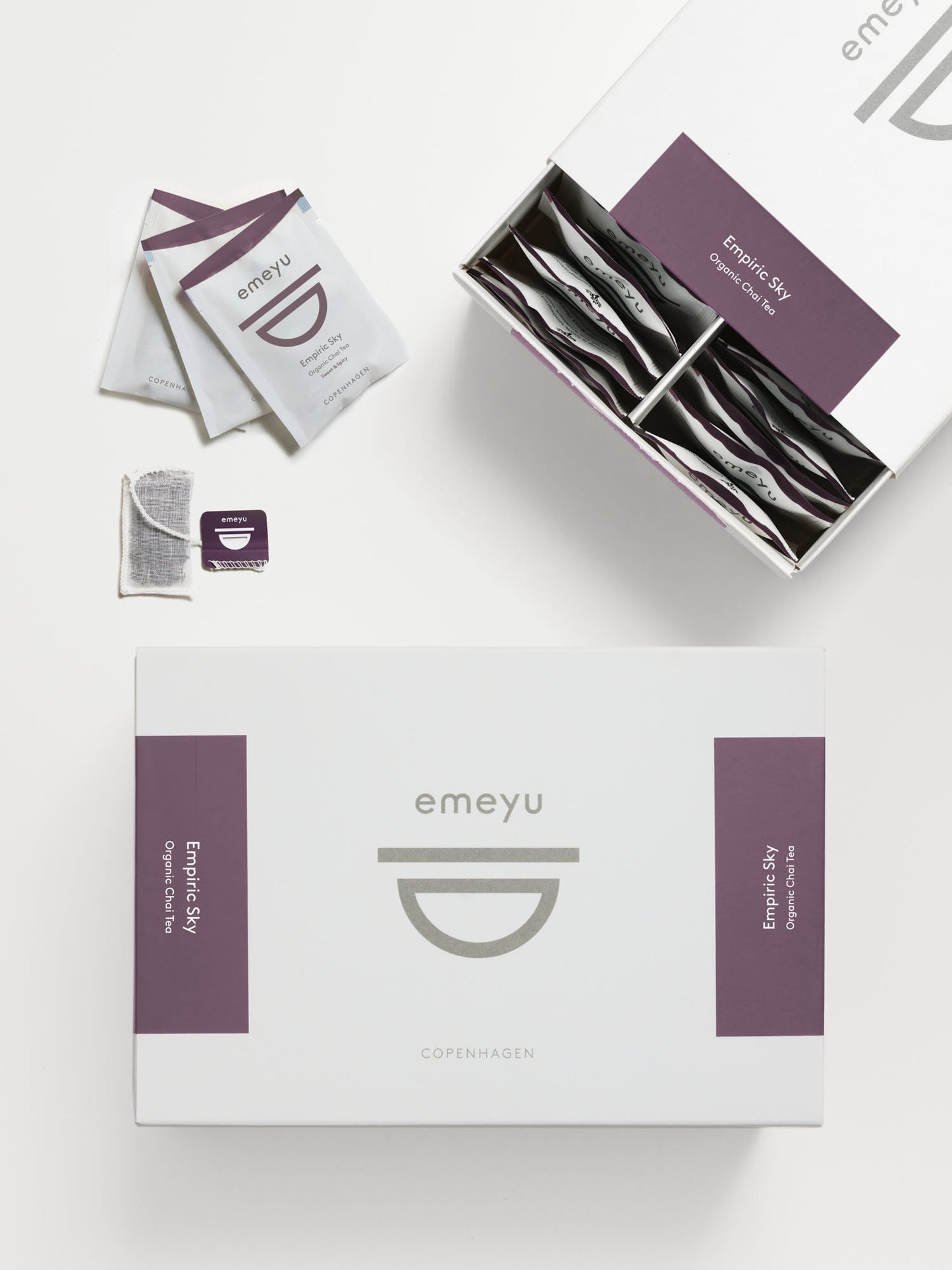 Emeyu Organic Chai Tea Tebreve a 50 stk. - Empiric Sky